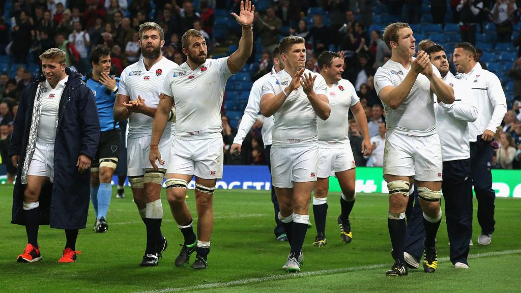 England team thank fans