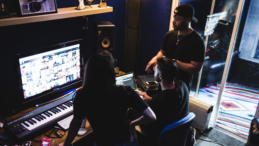 In the studio with Vanessa White