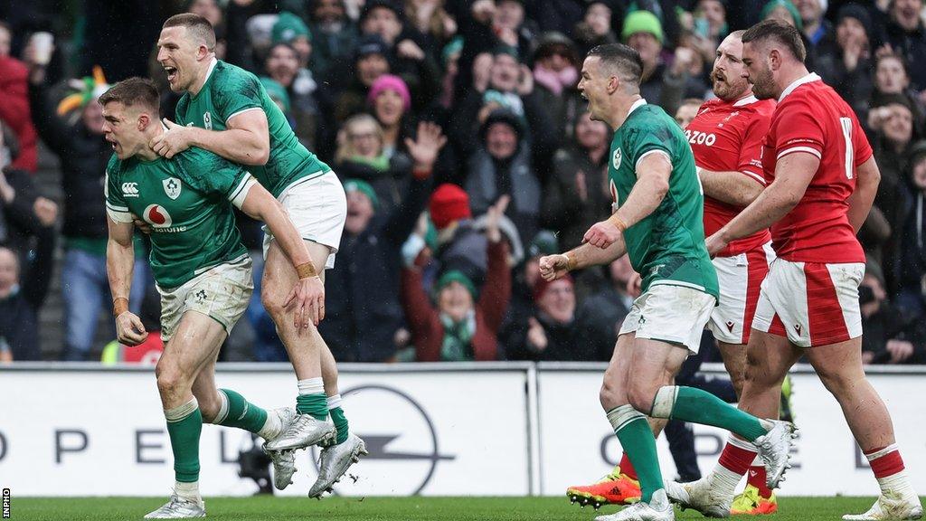 Ireland defeated Wales 29-7 in Dublin in last year's Six Nations