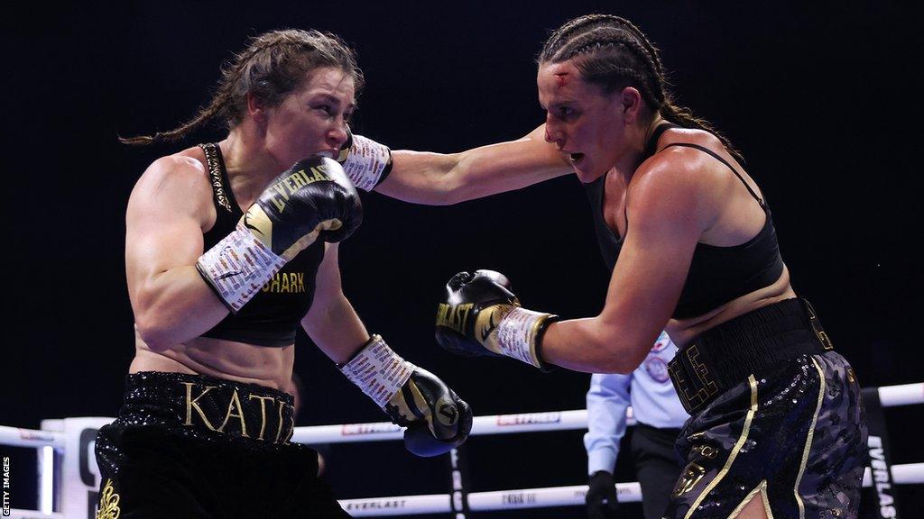 Katie Taylor and Chantelle Cameron