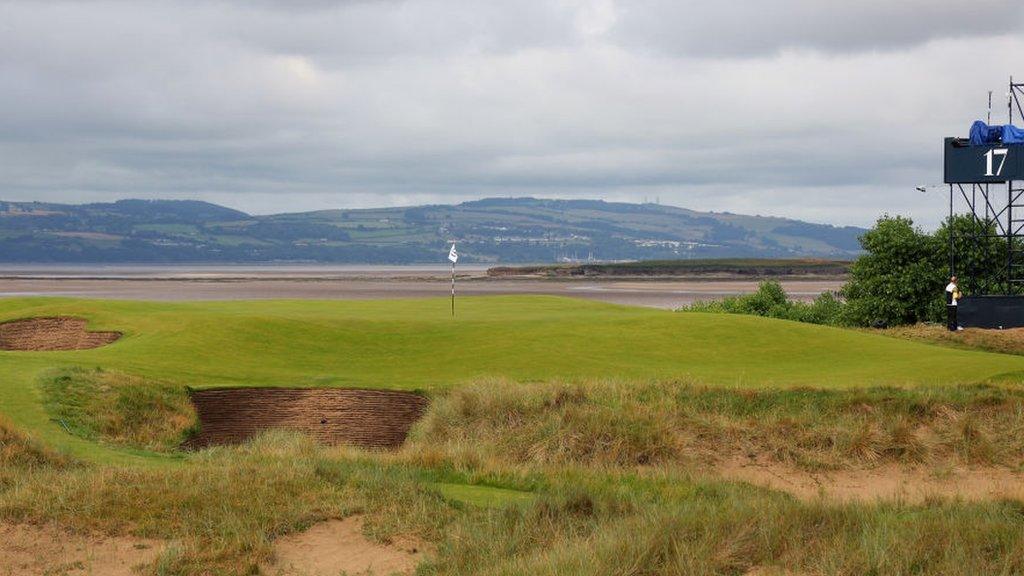 The new 17th hole at Hoylake