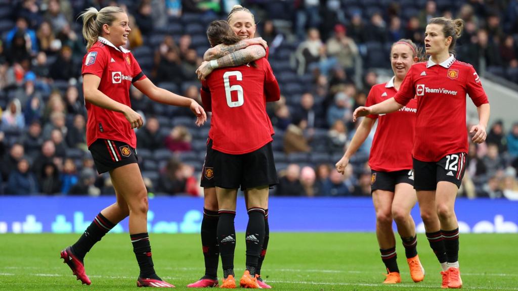 Man United celebrate