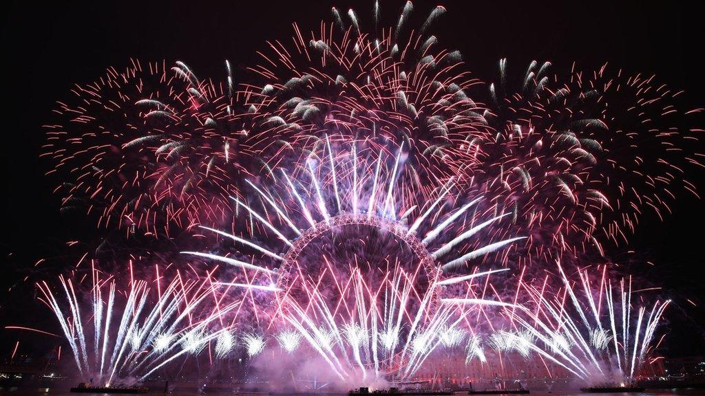 Fireworks in London