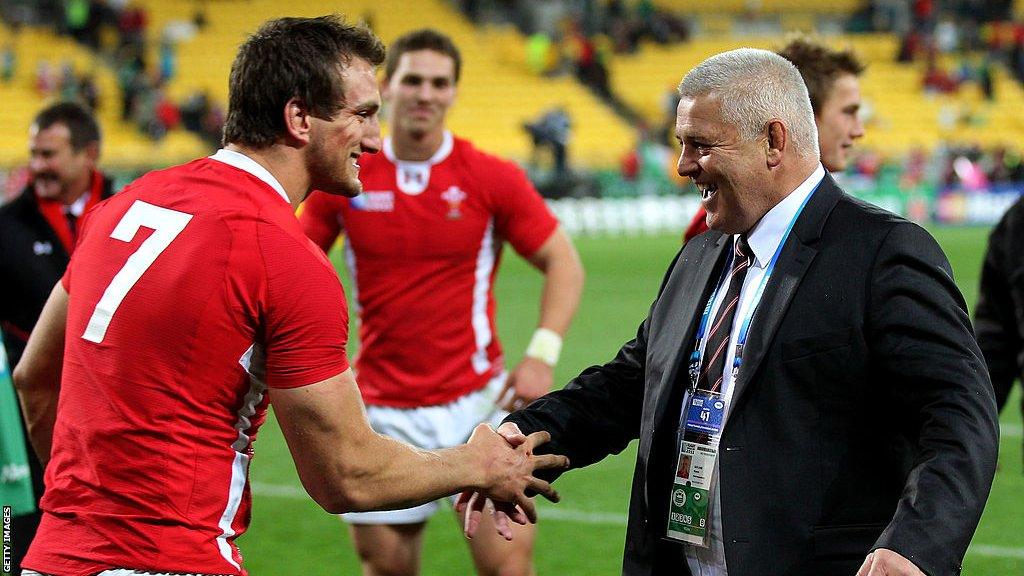 Sam Warburton and Warren Gatland