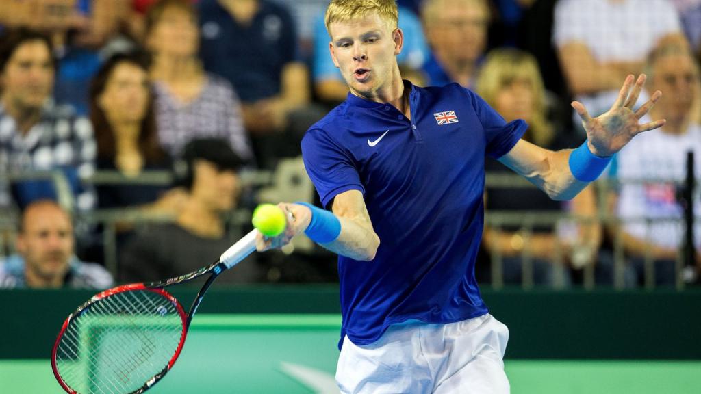 Kyle Edmund of Great Britain