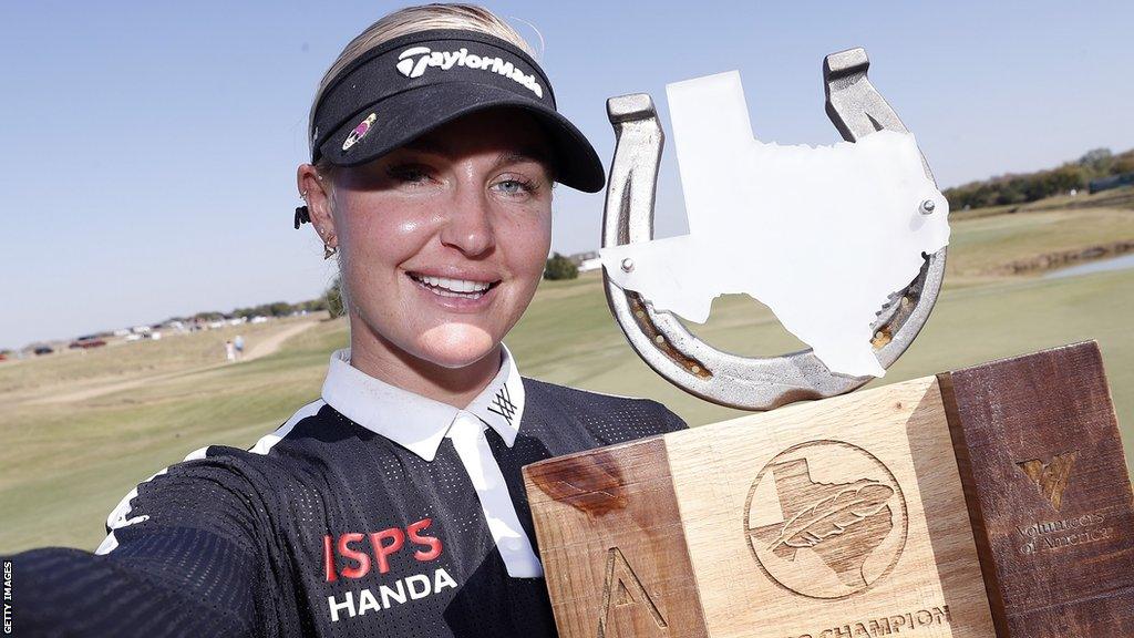 Charley Hull won The Ascendant title by one shot in Texas in October