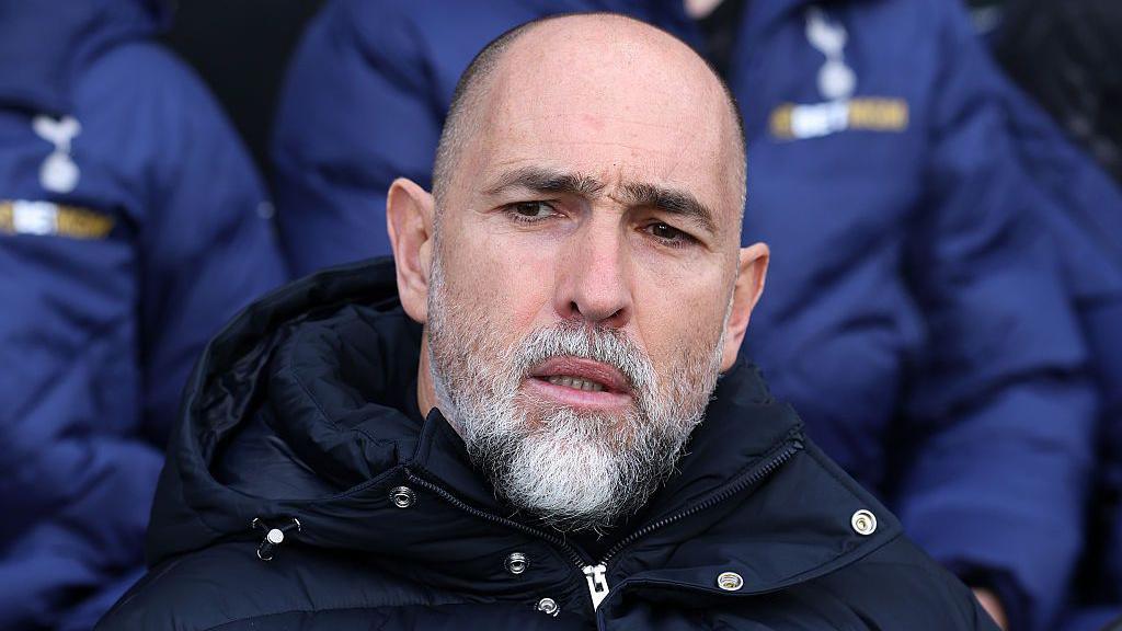 Image of Igor Tudor, Interim Manager of Tottenham Hotspur sat during the Premier League match between Fulham and Tottenham Hotspur at Craven Cottage on March 01, 2026