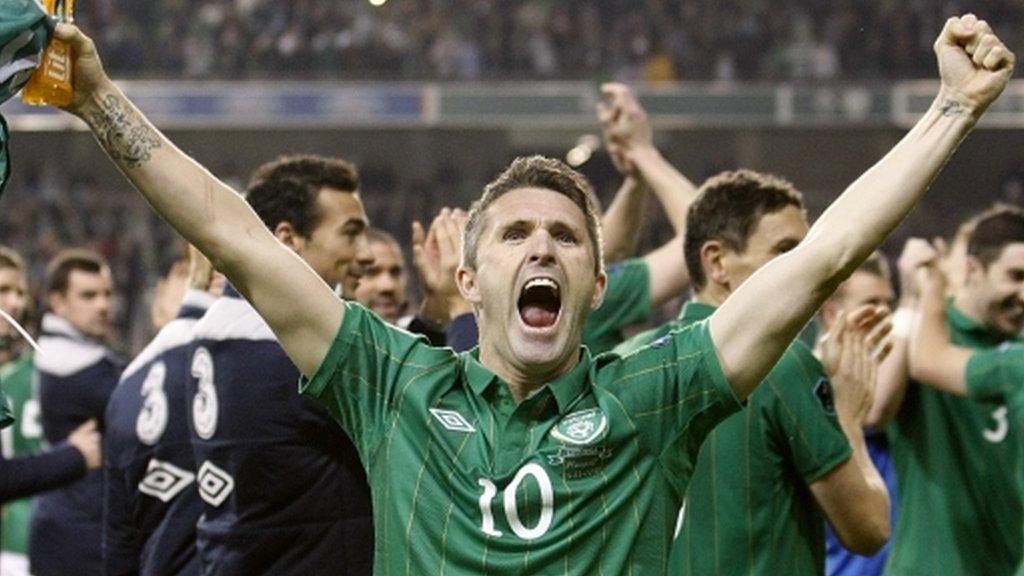 Republic of Ireland record goal-scorer Robbie Keane