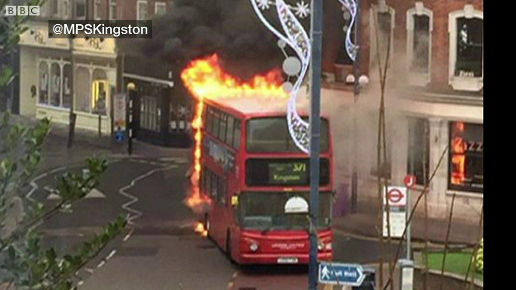 Bus fire