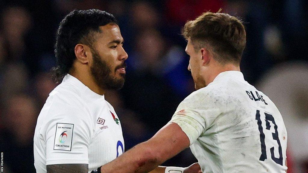 Manu Tuilagi and Henry Slade