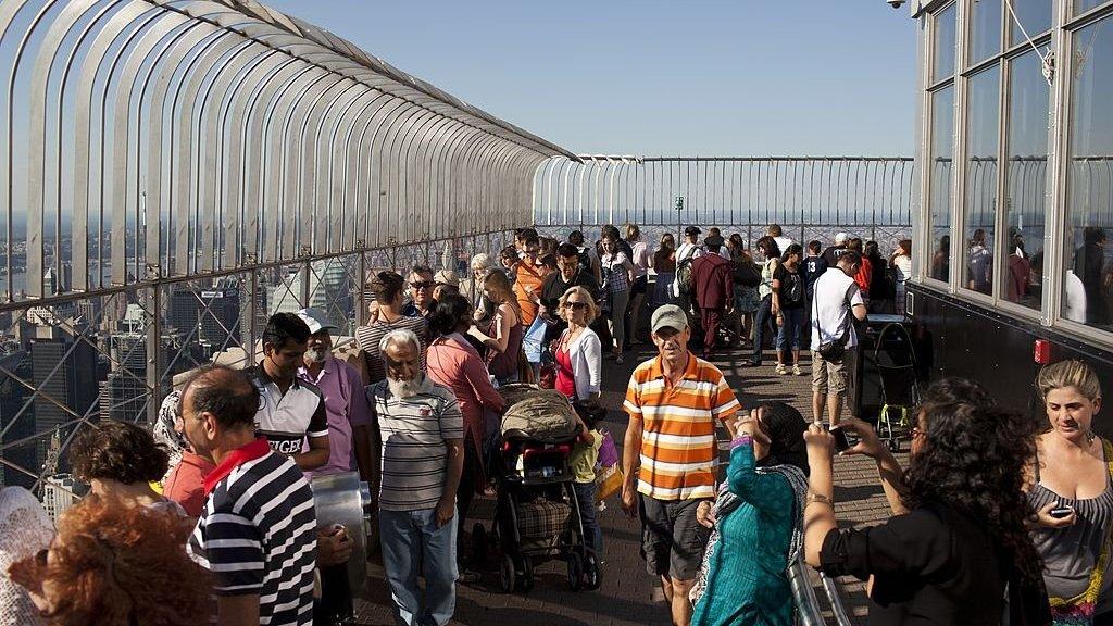 Empire state building observation decks