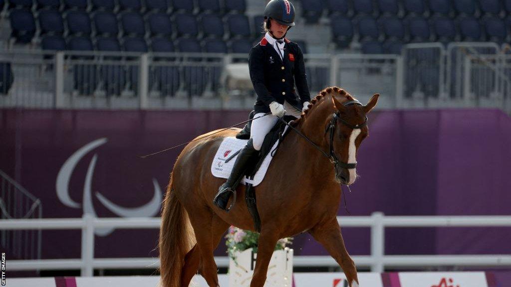 Georgia Wilson at the Tokyo Paralympics