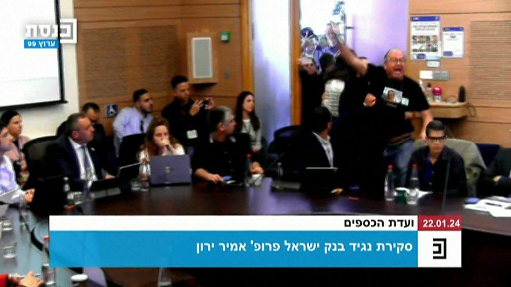 Families of Israeli hostages storm the Knesset