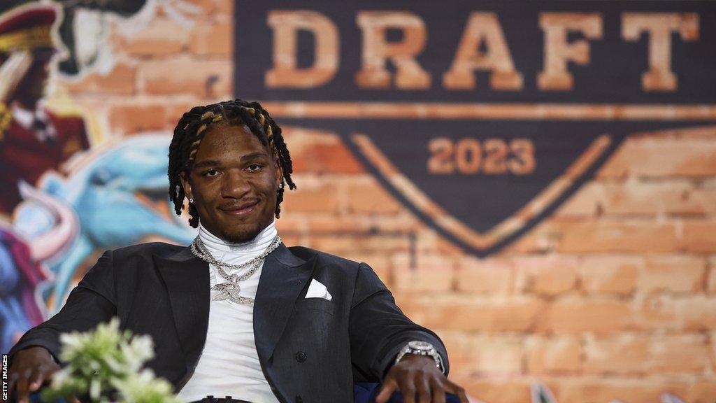 Anthony Richardson at the 2023 NFL Draft