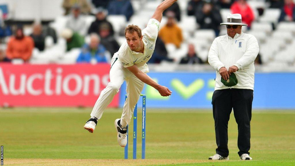 Worcestershire's Charlie Morris took career-best figures against Leicestershire in 2019 when he claimed 7-45