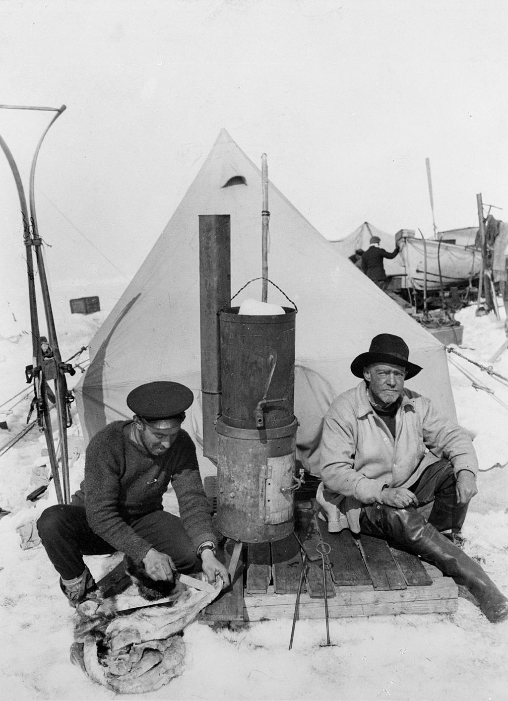 Frank Hurley and Sir Ernest Shackleton