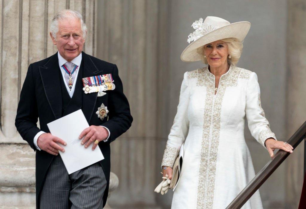 Prince of Wales and his wife Camilla, Duchess of Cornwall.