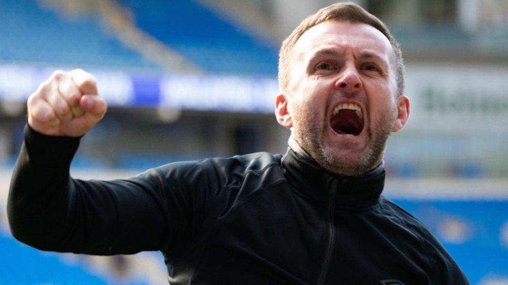 Luton Town boss Nathan Jones.