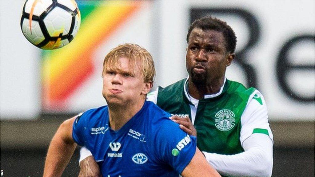 Erling Haaland and Efe Ambrose