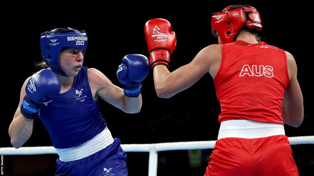 Rosie Eccles beat Australia's Kaye Frances Scott to claim light-middleweight gold for Wales at the 2022 Commonwealth Games