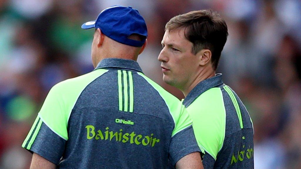 Malachy O'Rourke and Ryan Porter (right) have forged a successful partnership at club and county level and led Monaghan to Ulster titles in 2013 and 2015