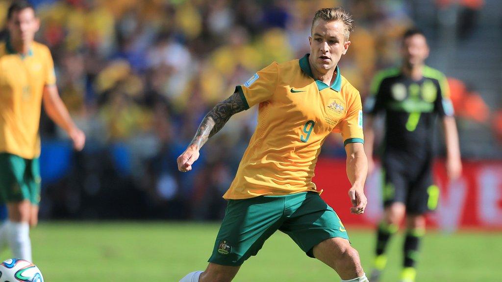 Australia's Adam Taggart