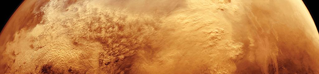 Global dust storm on Mars, 1977