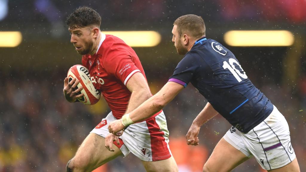 Alex Cuthbert attacks for Wales