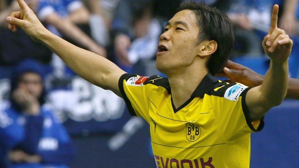 Shinji Kagawa of Borussia Dortmund