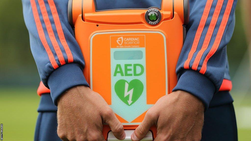 A defibrillator