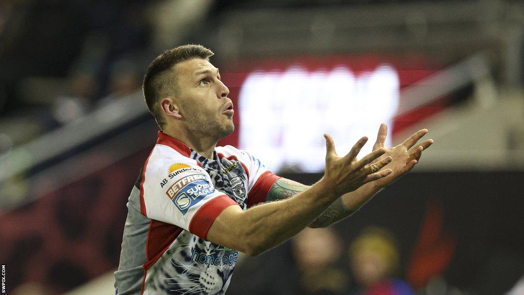 Tom Briscoe scored two tries in Leigh's Challenge Cup win over Wakefield