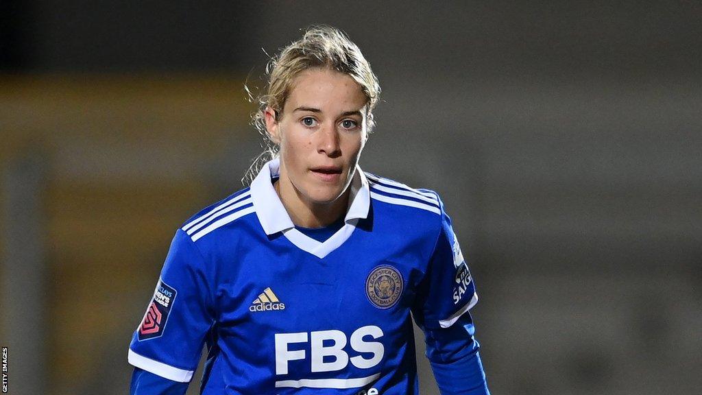 Leicester defender Courtney Nevin