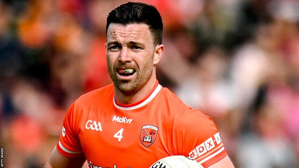 Forker in action for Armagh during the 2023 season