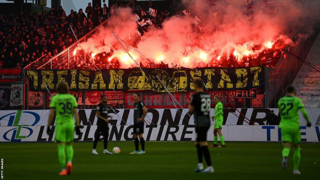 Wolfsburg celebrate