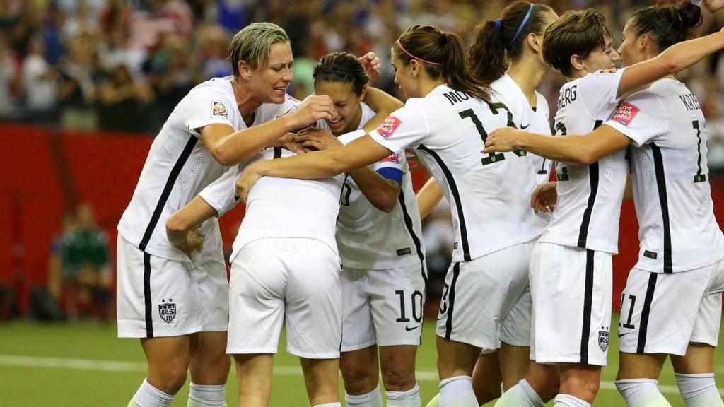 USA team celebrate