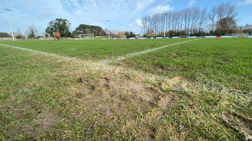 Footes Lane playing surface