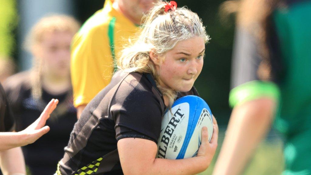 Sadhbh McGrath in Ulster training