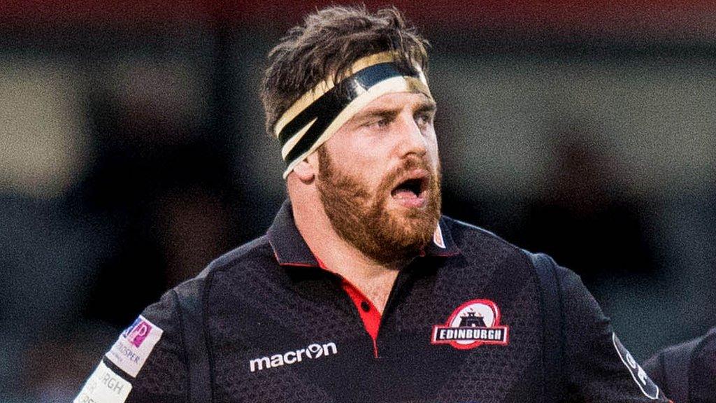 Edinburgh prop Simon Berghan