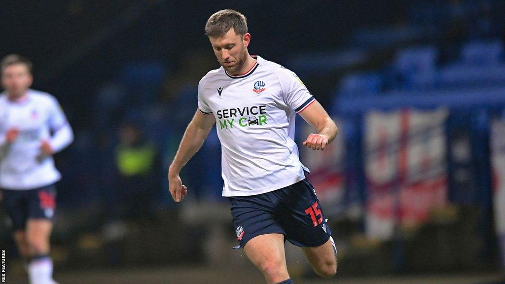 Will Aimson playing for Bolton