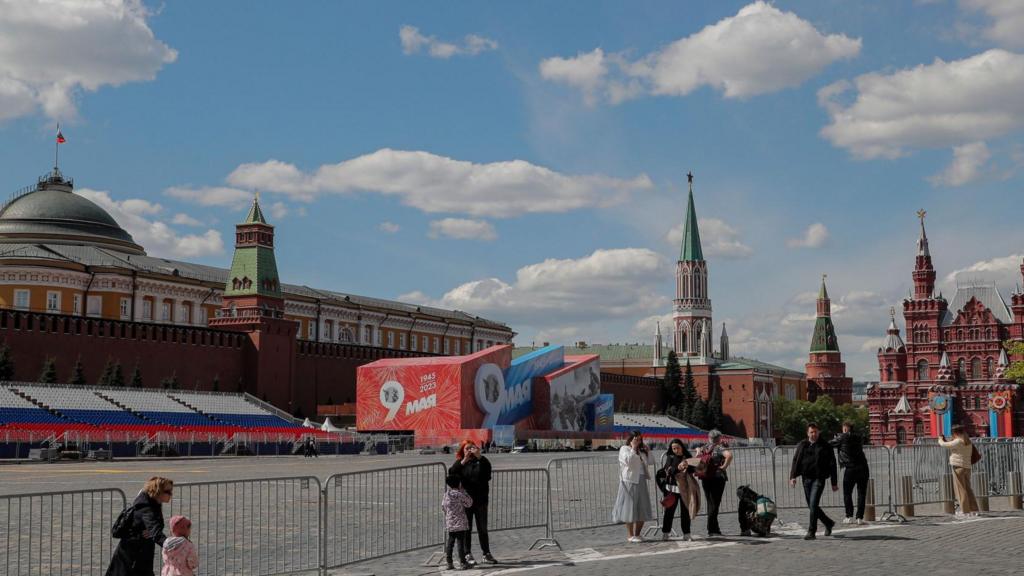 Moscow Kremlin in the background