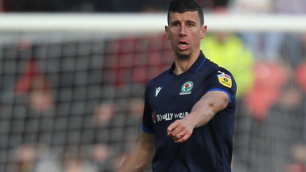 Daniel Ayala in action for Blackburn Rovers