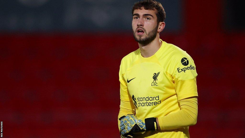 Harvey Davies has been on Liverpool's book since Under-9 level