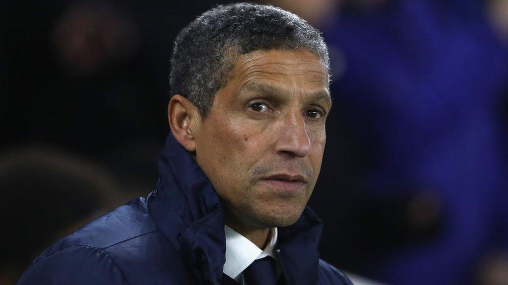 Brighton and Hove Albion manager Chris Hughton