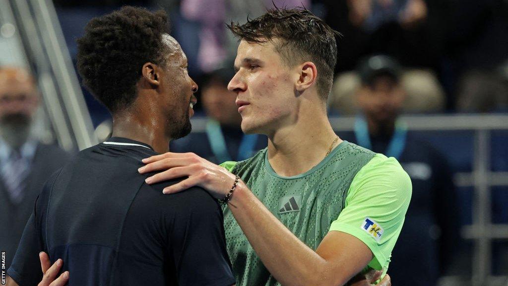 Qatar Open: Jakub Mensik beats Gael Monfils to become the tournament's  youngest finalist - BBC Sport