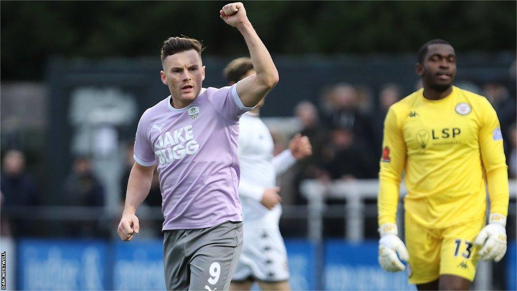 Notts County scoring machine Macaulay Langstaff got back on the goal trail after missing out the previous weekend