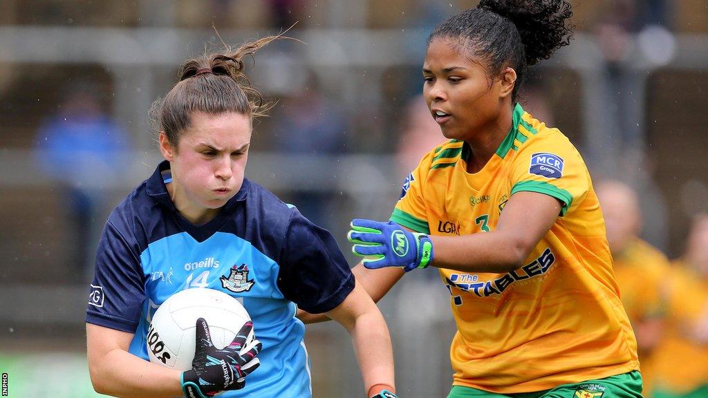 Kate Sullivan scored two of Dublin's three goals