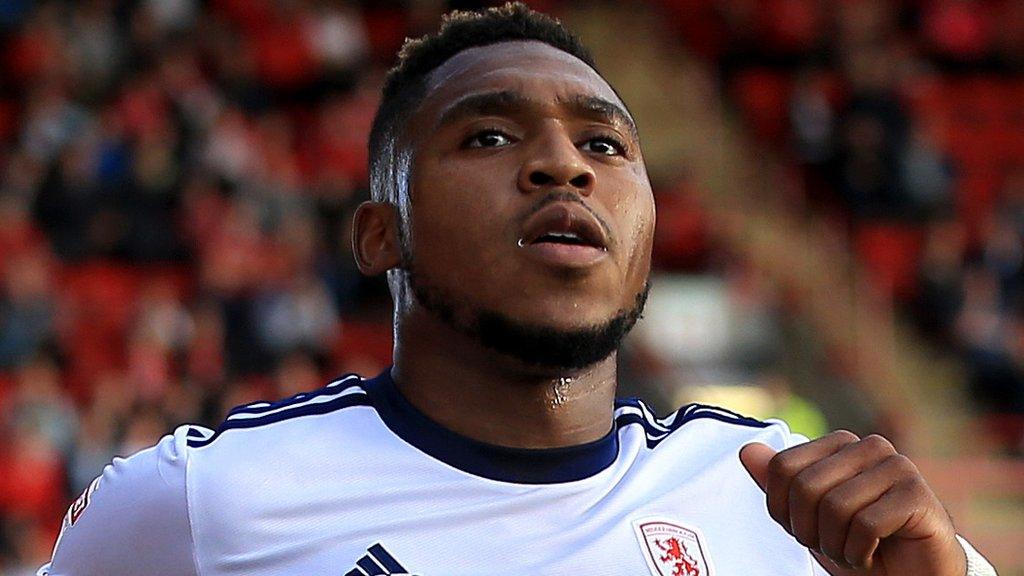 Middlesbrough striker Britt Assombalonga