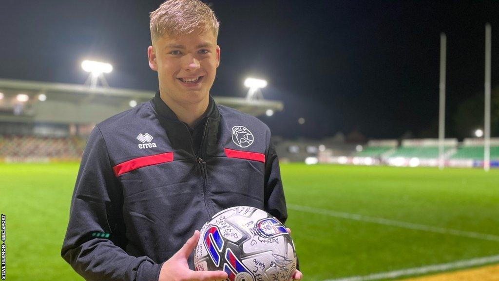 Freddie Draper has now hit eight goals in 12 games for Walsall on loan from Lincoln City