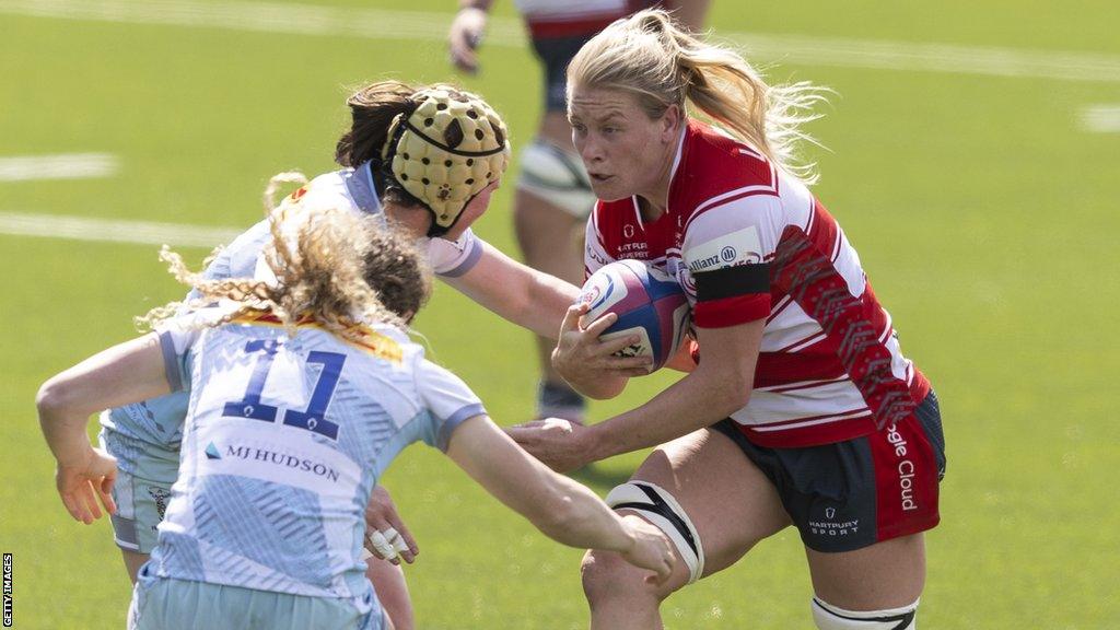 Alex Matthews in action for Gloucester-Hartpury