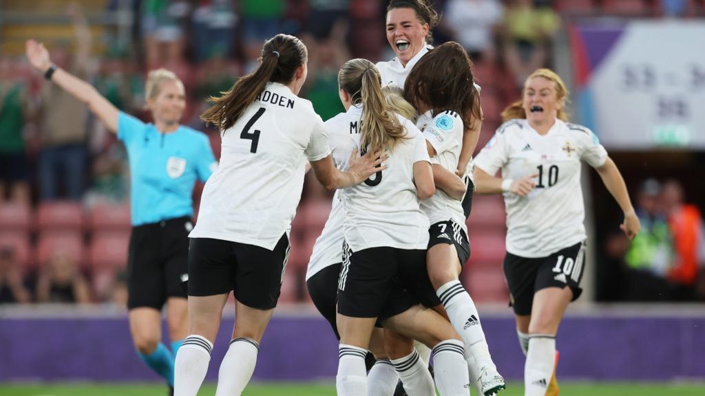 Northern Ireland celebrate